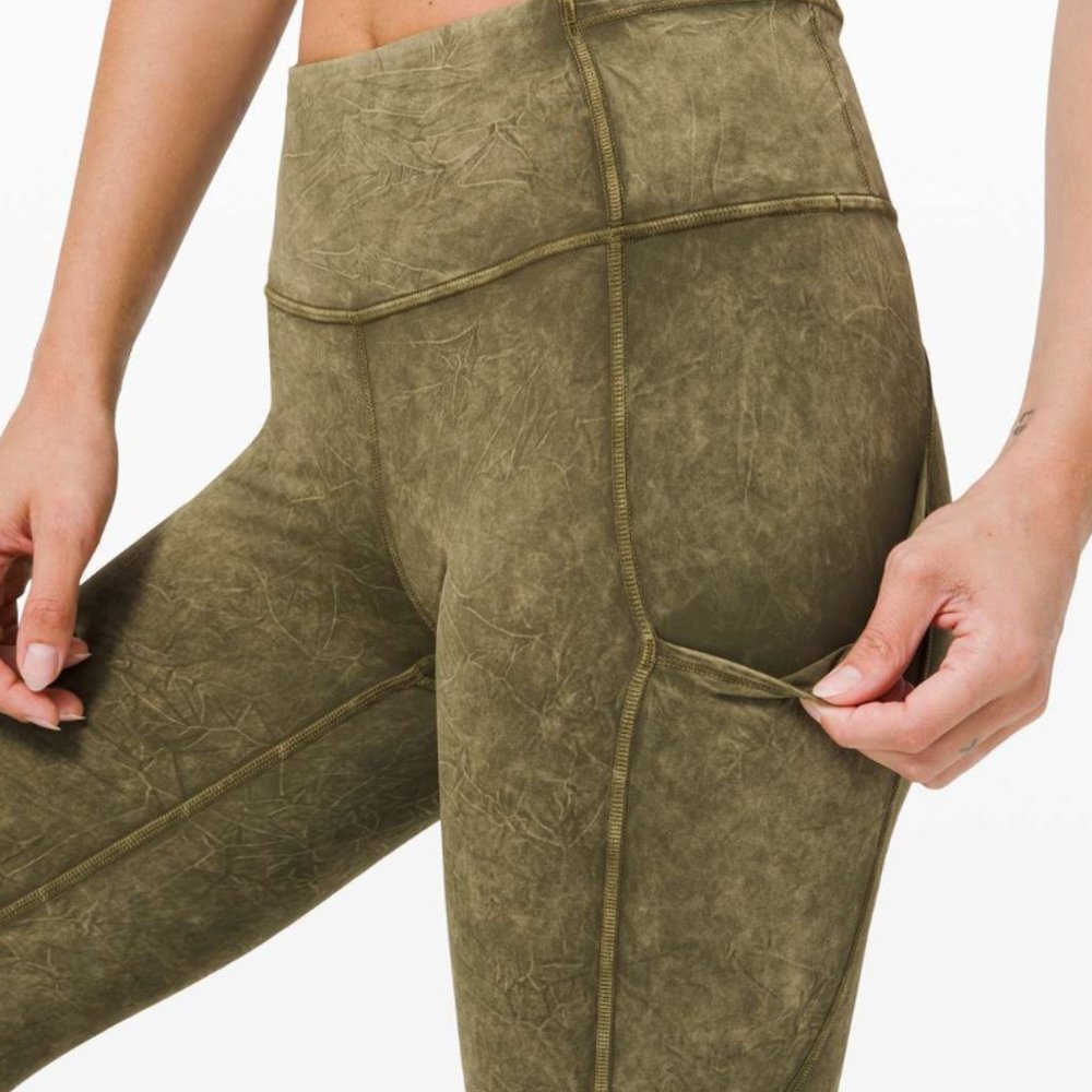 lululemon athletica Olive Green High-Rise Leggings - Picture 4 of 11